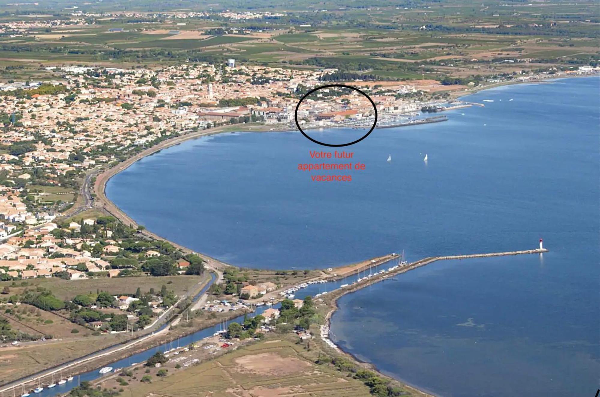 Appartamento Un Endroit De Reve Marseillan  Esterno foto